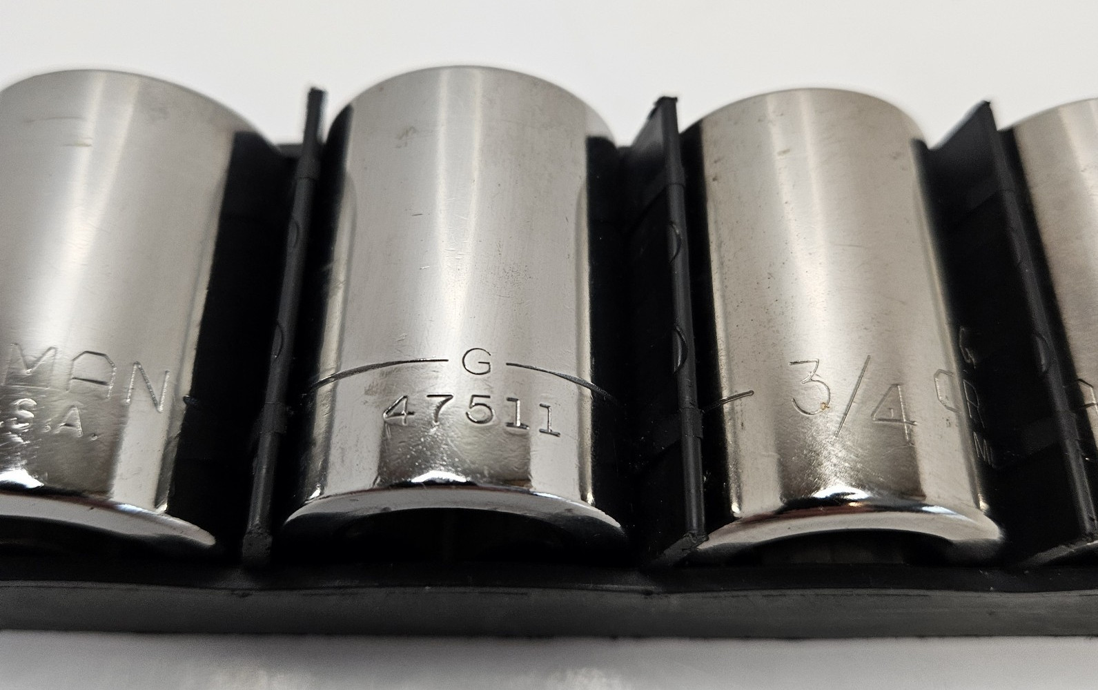 Vintage Craftsman 10 Piece 1/2″ Inch Drive 12 Point Socket Made in USA G Series