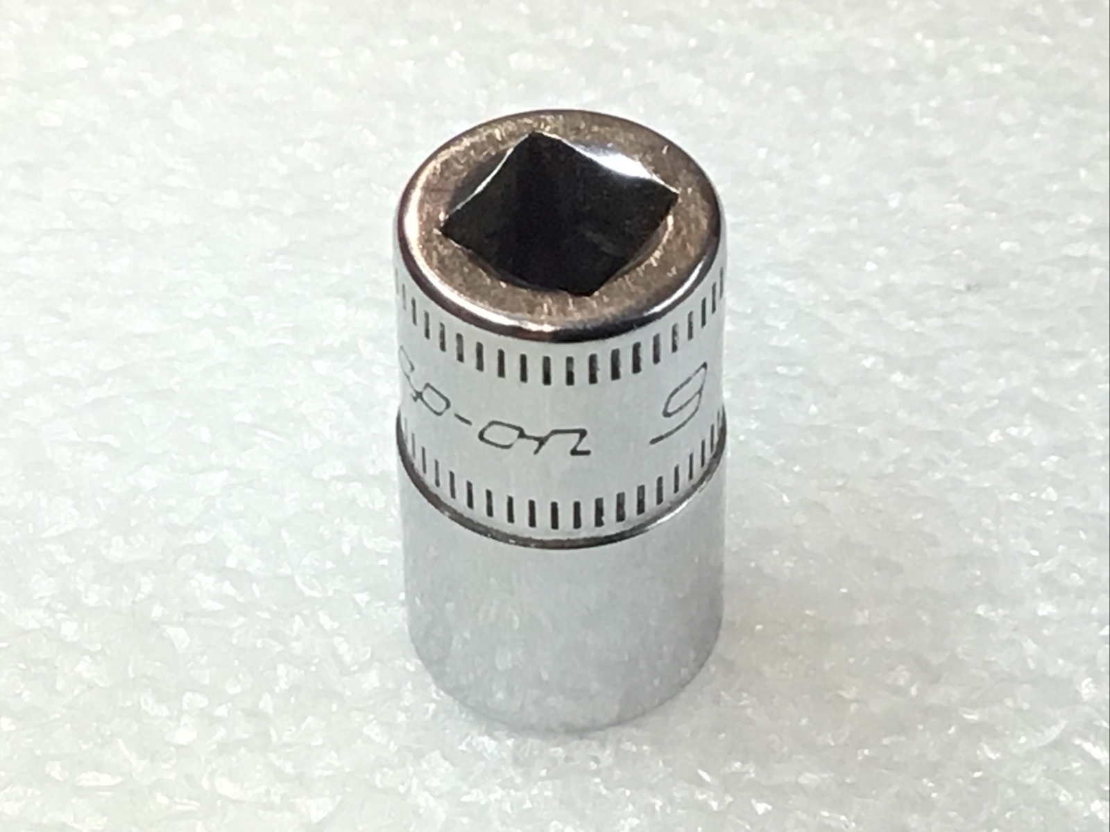 Snap-On TMM9 – 9mm , Metric, Chrome, 1/4″ Dr., Standard Socket, 6-Pt.-USA-NICE