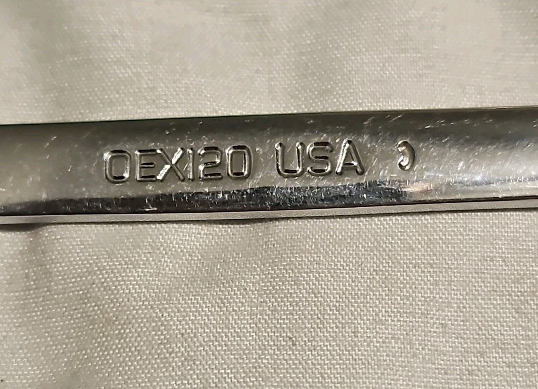 Snap-on Tools OEX-120 3/8″ SAE Chrome Combination Wrench 12 Pt USA