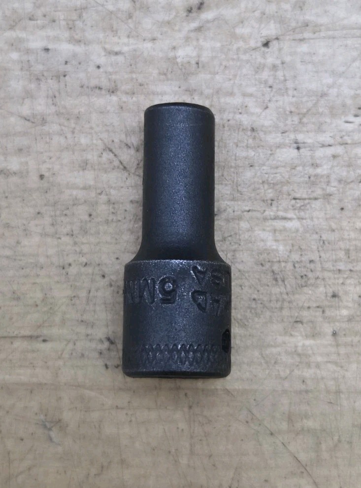 New MAC Tools MIP65MM – 1/4″ Drive 5mm Intermediate Length 6Pt Impact Socket