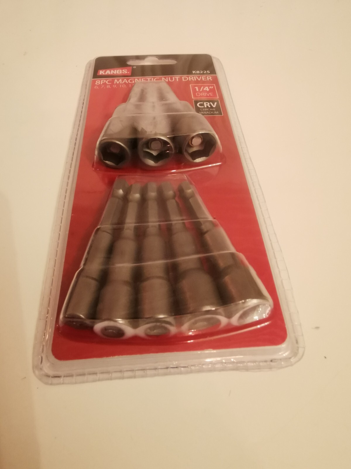 Kangs 8pc magnetic nut driver 1/4″ drive 6, 7, 8, 9, 10, 11, 12, 13mm