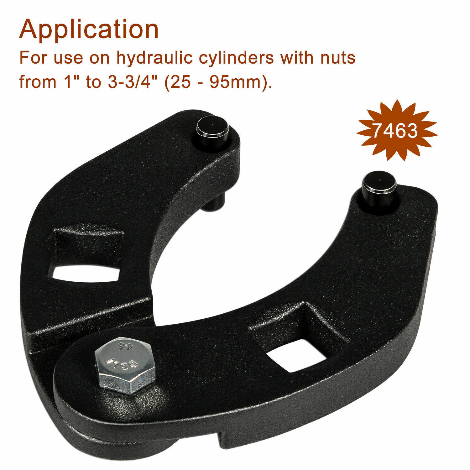 Adjustable Gland Nut Wrench Cap Remover #7463 For Hydraulic Cylinders Equipment