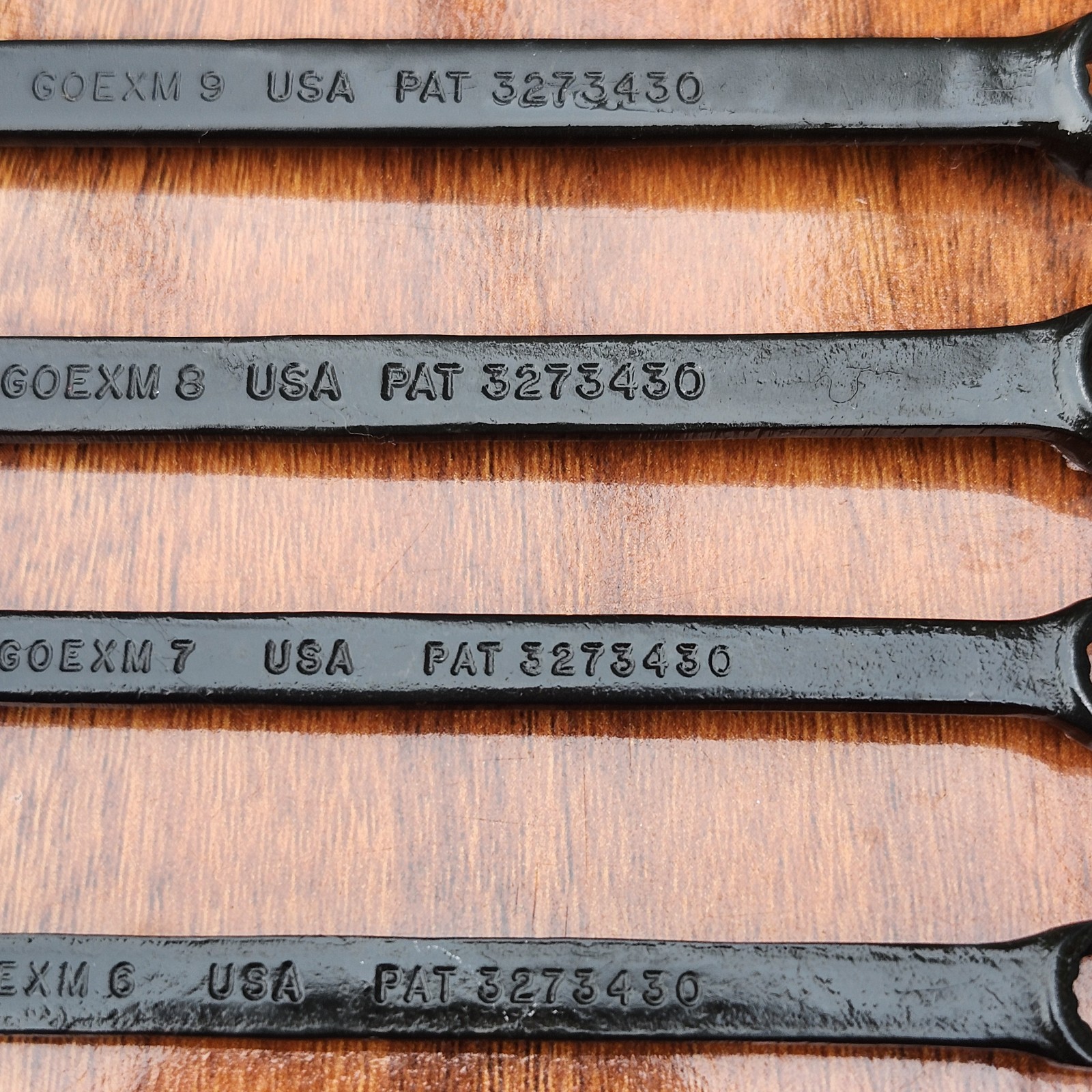 SNAP-ON GOEXM Black Metric Short Comb. Wrench Set 6-19mm USA MISSING 10 11 12