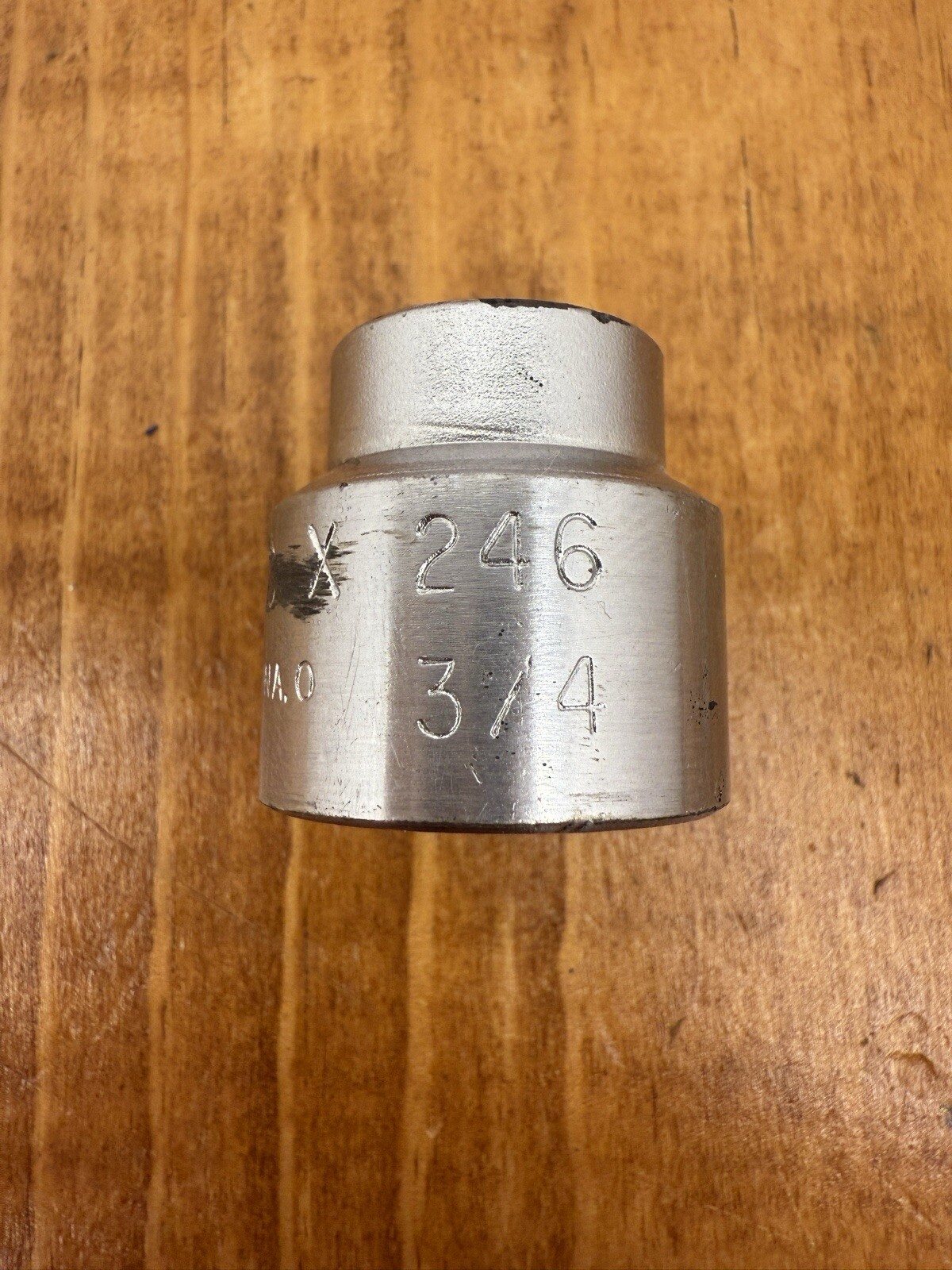 Vintage 3/8″ Drive 3/4 Size MAC – Sabina, SAE Socket X 246 6 Pt USA