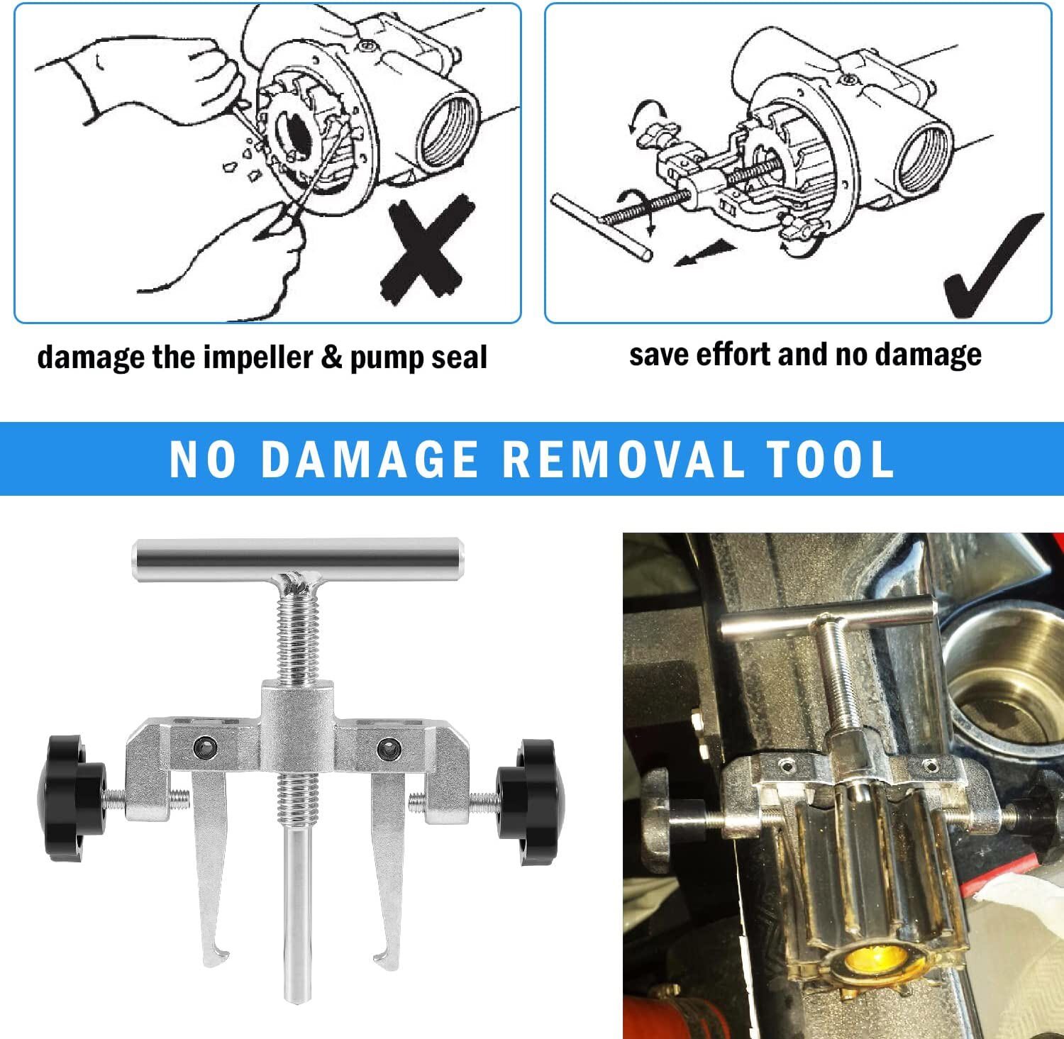 660040-1 Impeller Puller/Removal Tool for Jabsco Pump 50070-0040 50070-0200