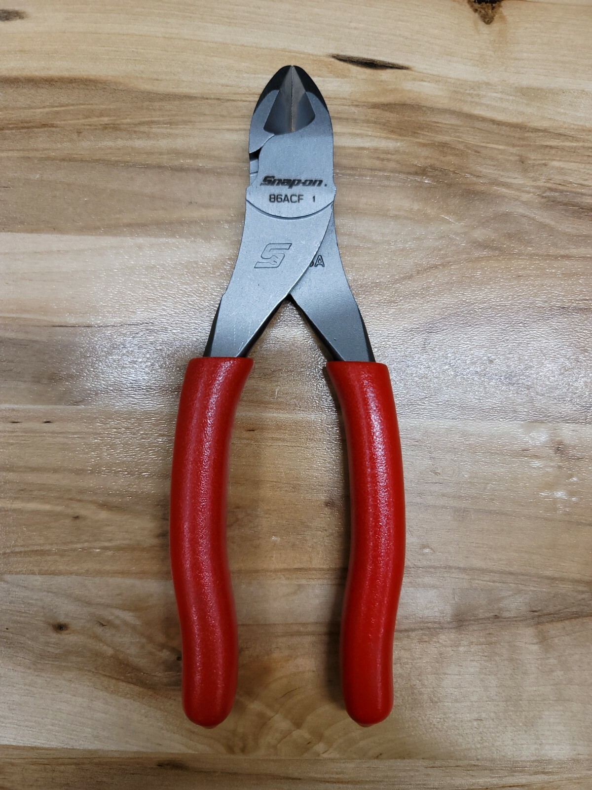 *NEW* Snap On Tools 86ACF RED Comfort Grip Diagonal Cutters FAST & Free Shipping