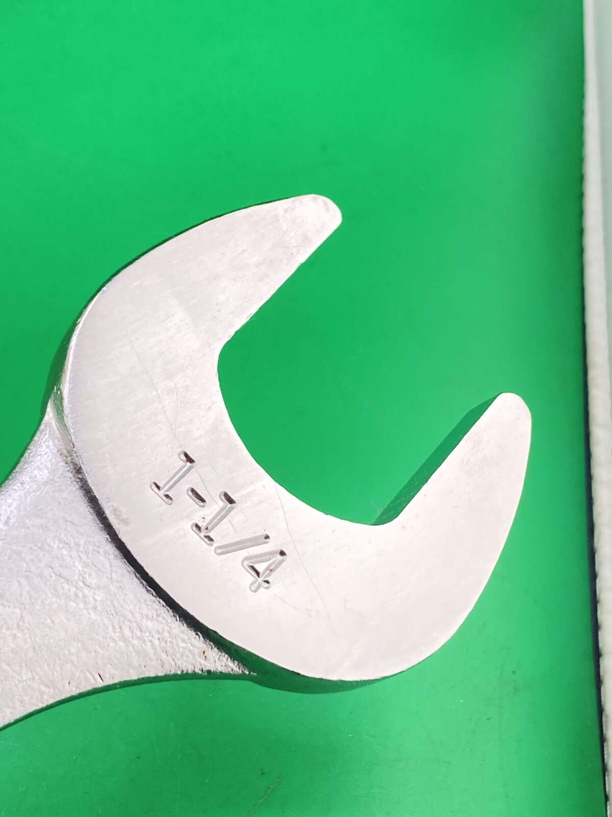 CRAFTSMAN 1-1/4″ 12 Point COMBINATION WRENCH -VV- Series 44708 Mint Condition