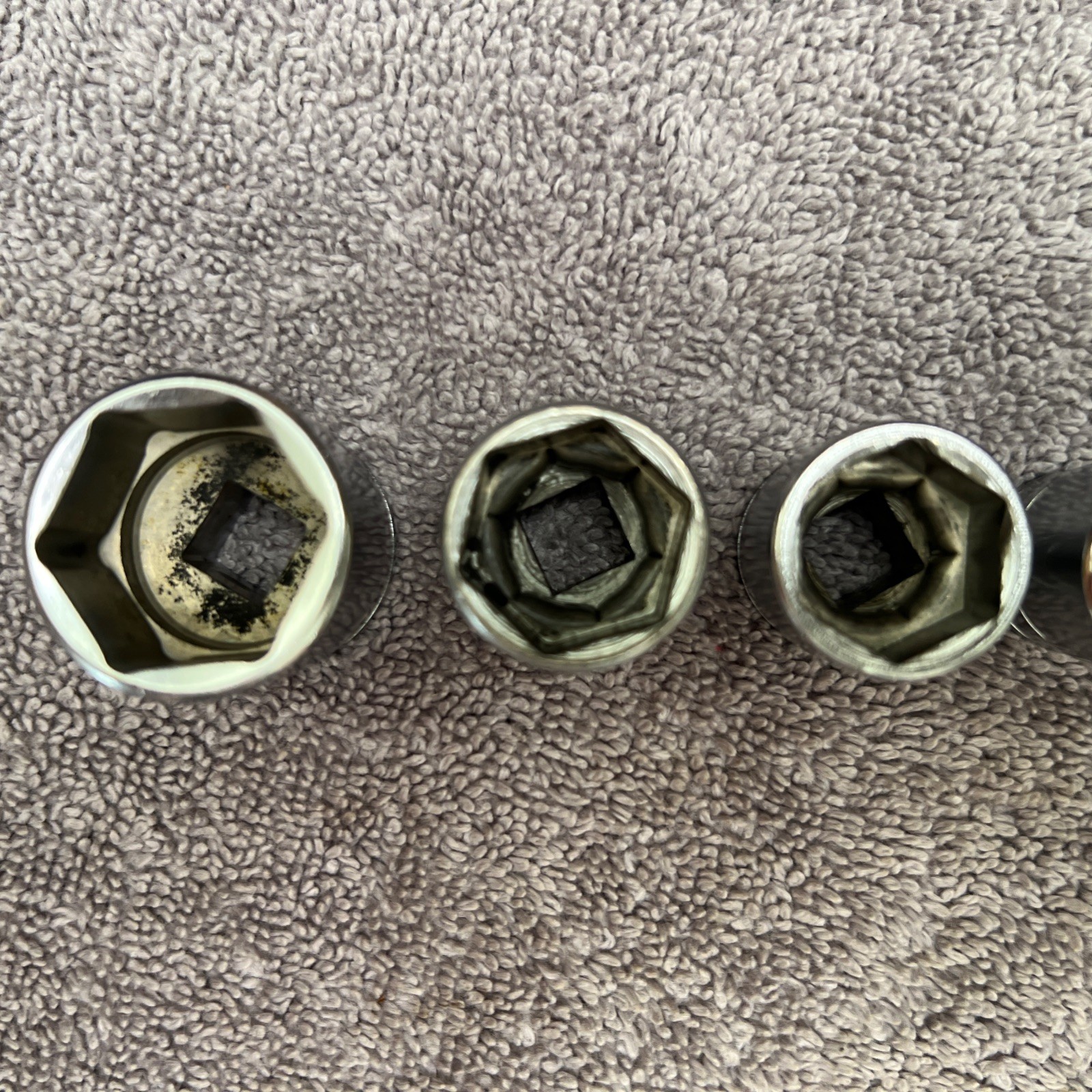 Snap On FS081-FS281 1/4″-7/8″ ; 3/8″ Drive 6 Point 6 Piece Shallow Socket Set