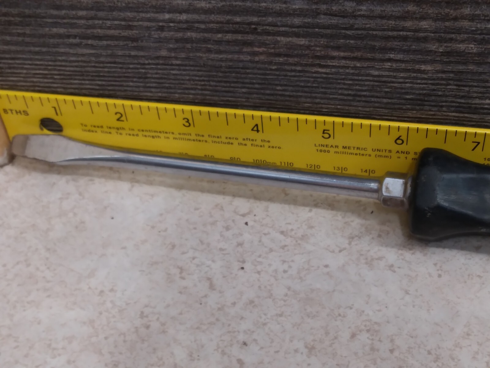 GENUINE Snap On Tools USA- SDDP63 Standard Slotted Black Handle Screwdriver 11″