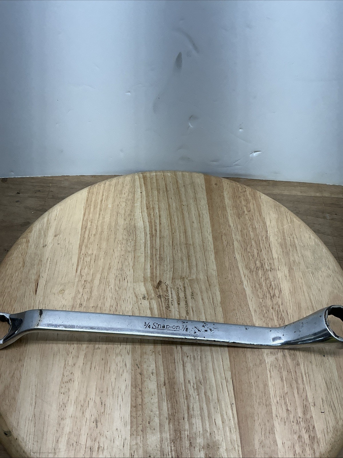 Snap On Tools SAE Wrench 12 Point Box End Off Set 3/4″ – 7/8″ XO2428 USA (T)