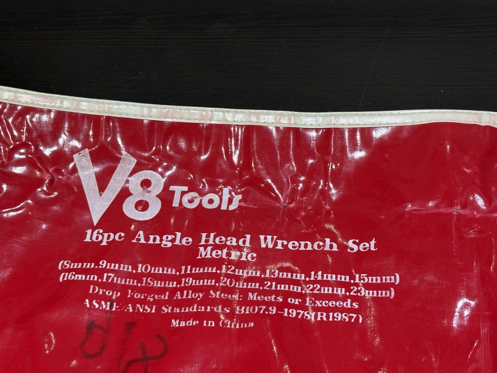 V8 Tools 16PC Angle Head Wrench Set Metric #816 8MM-23MM