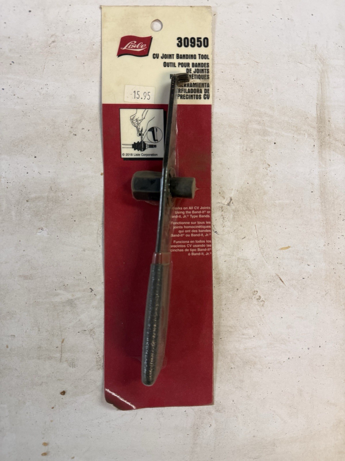 Lisle 30950 CV Joint Banding Tool Brand New In Package