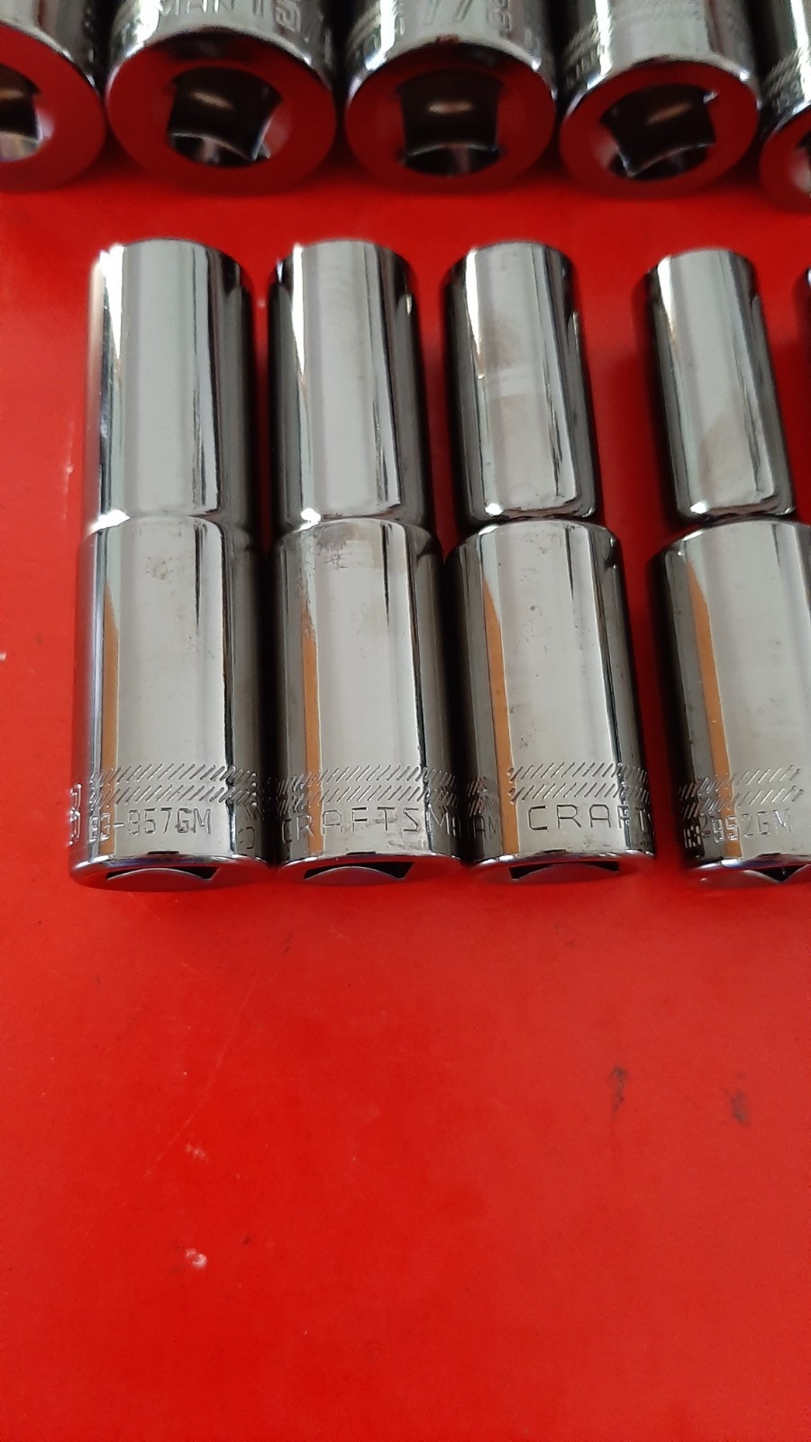 New Craftsman OVERDRIVE 1/2″ Drive SAE 11pc Deep Socket Set 3/8″ to 1″ 6pt Point