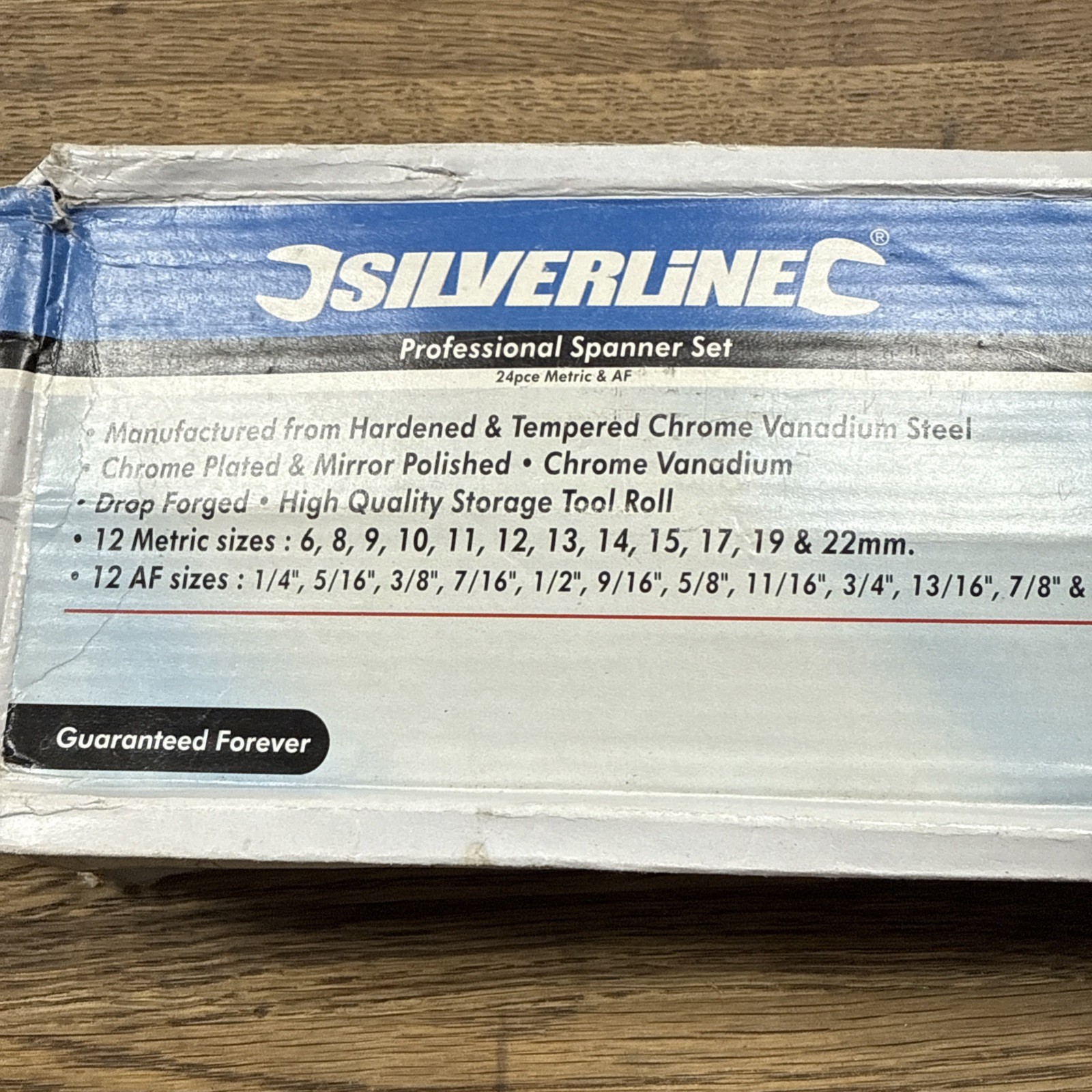 SilverLine ￼ Professional Spanner Set 24 Pce Metric & AF