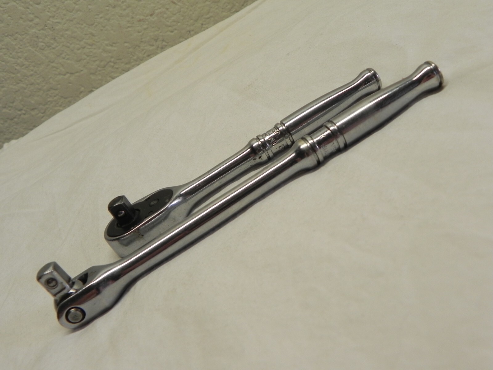 Snap-On TM70B & TM10F 1/4» Drive Ratchet & Breaker Bar Set