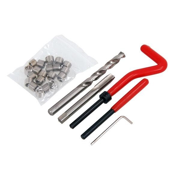 M8 x 1.25 Thread Repair Tool Kit Helicoil Wire Inserts 25pcs 2742