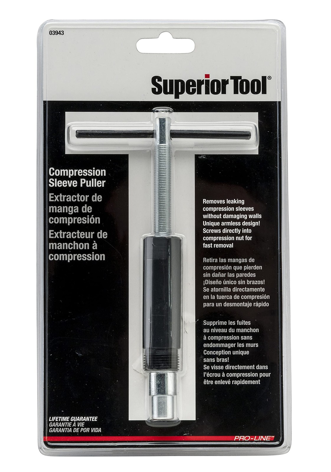 Company 03943 Compression Sleeve Puller And Sleeve Remover For 1/2inch Compressi