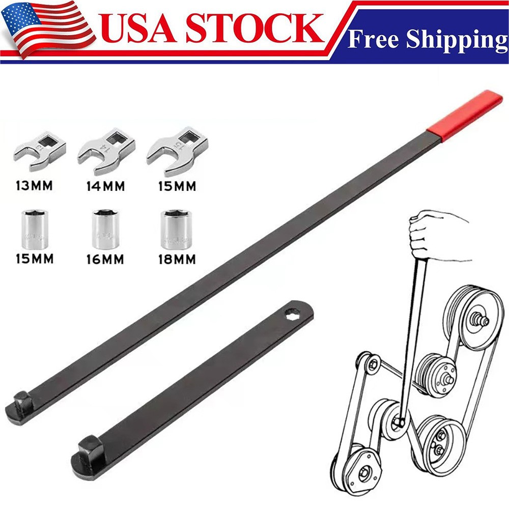 8PCS Universal Serpentine Belt Tool Kit Set for Automotive Repair & Maintenance