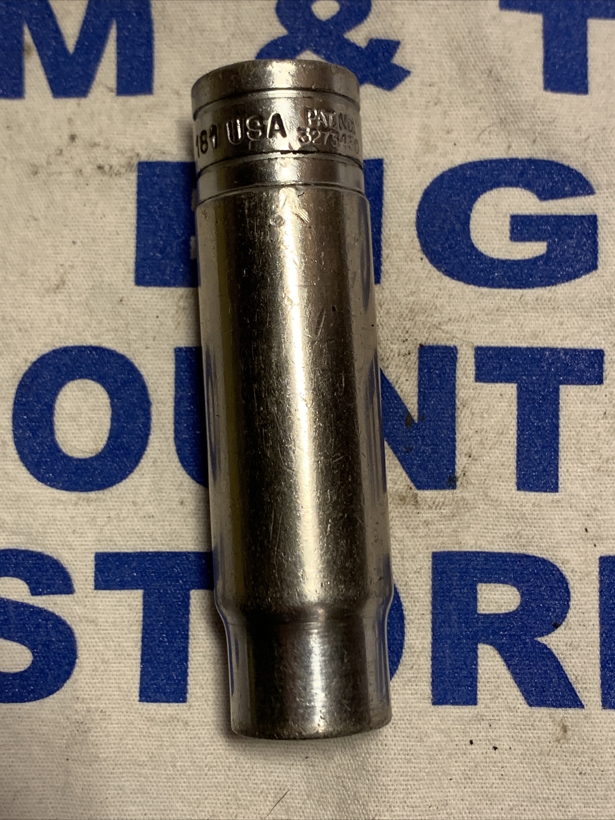 Snap-on Tools USA 1/2″ Drive 6pt 9/16″ SAE Deep Chrome Socket TS181