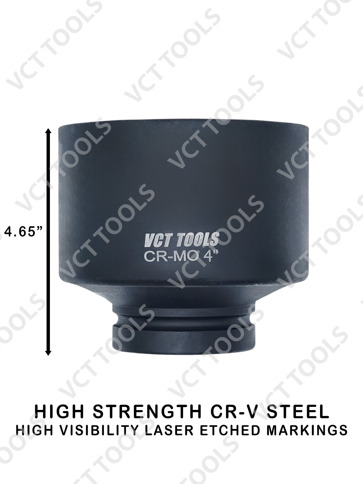 VCT 6pc 1″ Inch Drive Heavy Duty Impact Standard Socket Set 3-1/4″ – 4″