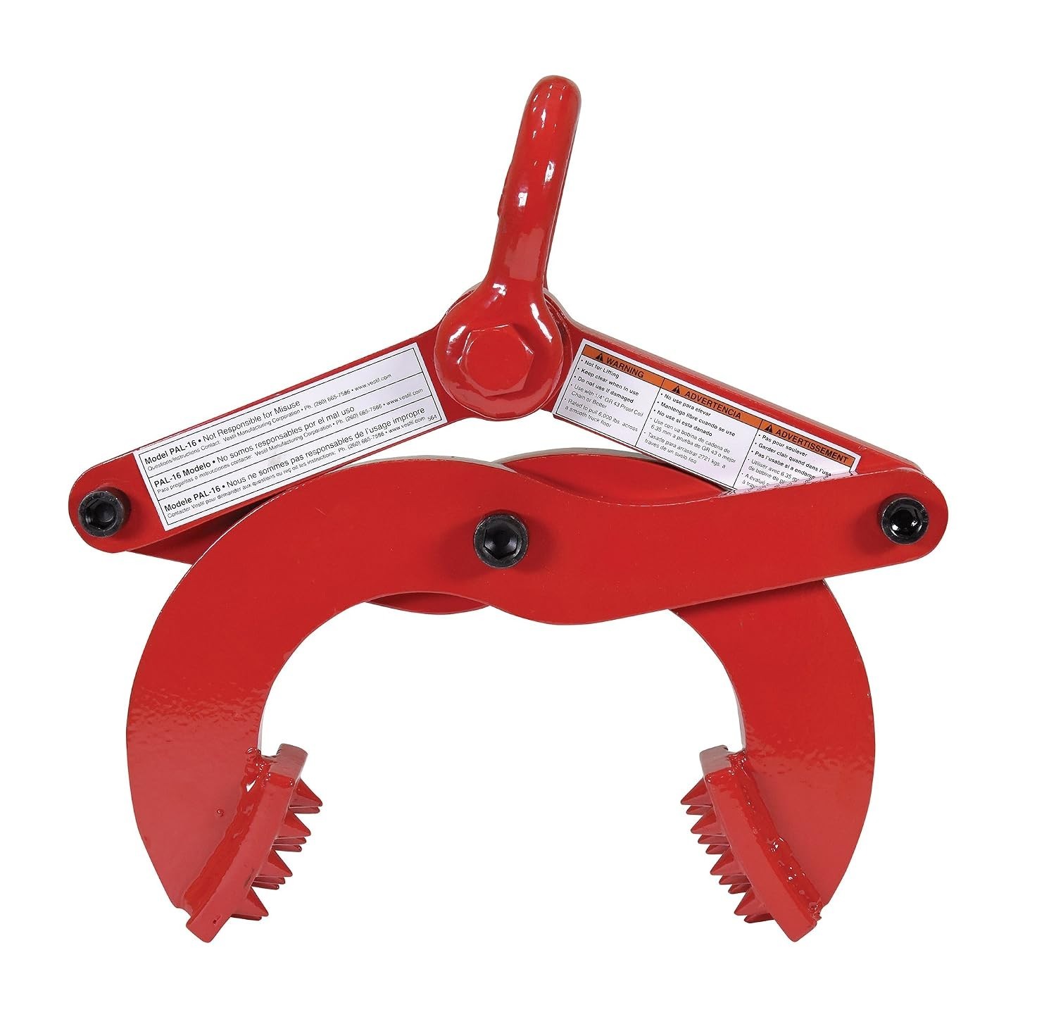 Steel Single Scissor Pallet Puller – 5-Inch Opening, 16 lb Reliable Transport