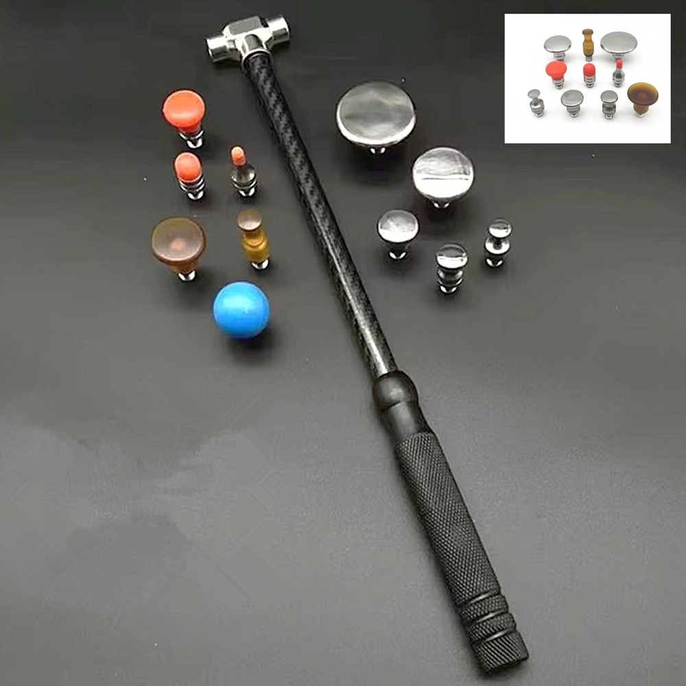 Carbon Fiber Blending Paintless Dent Repair Hammer Hail Repair Dent Removal