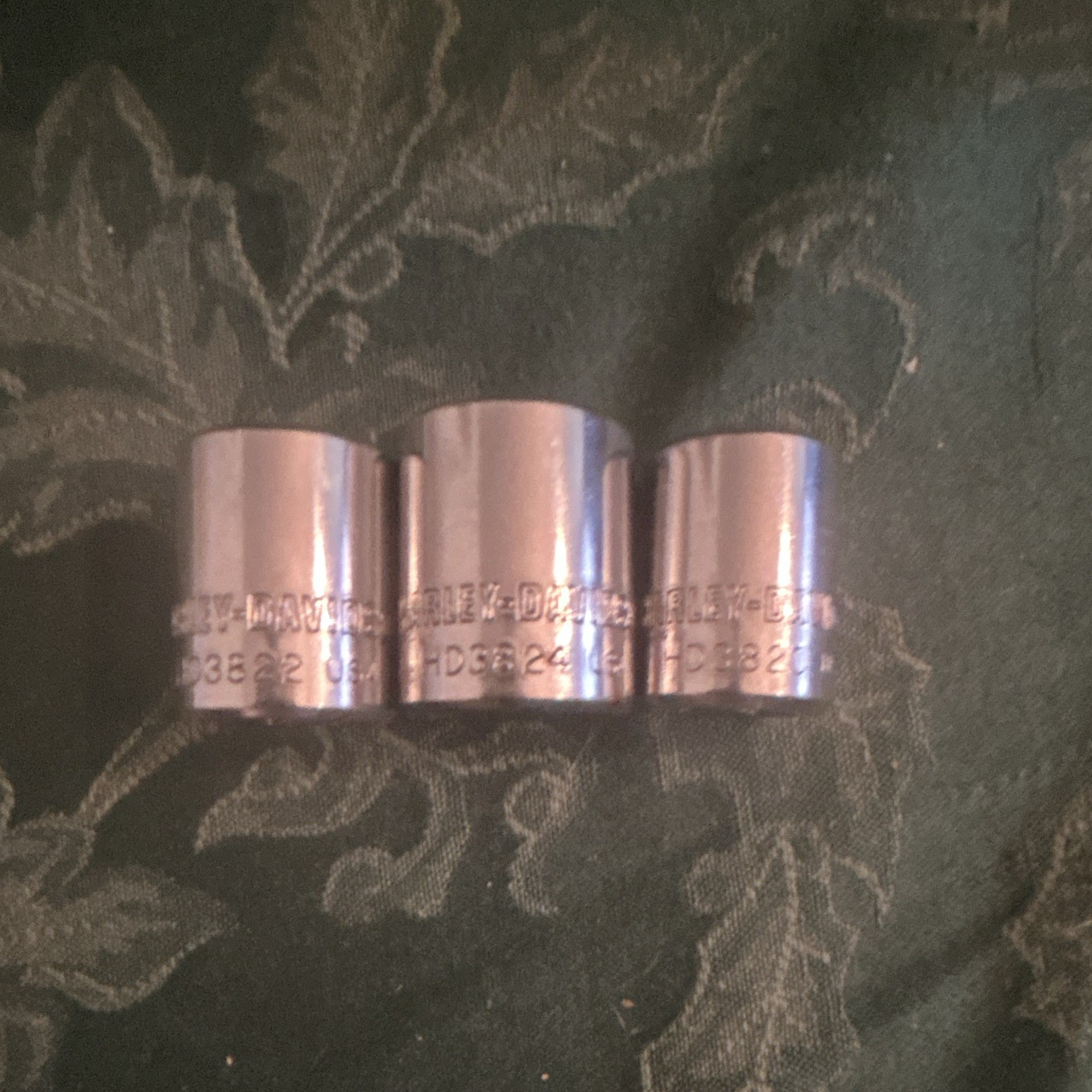 Lot Of 3 Harley Davidson Sockets Made In USA 3/4, 5/8, 11/16