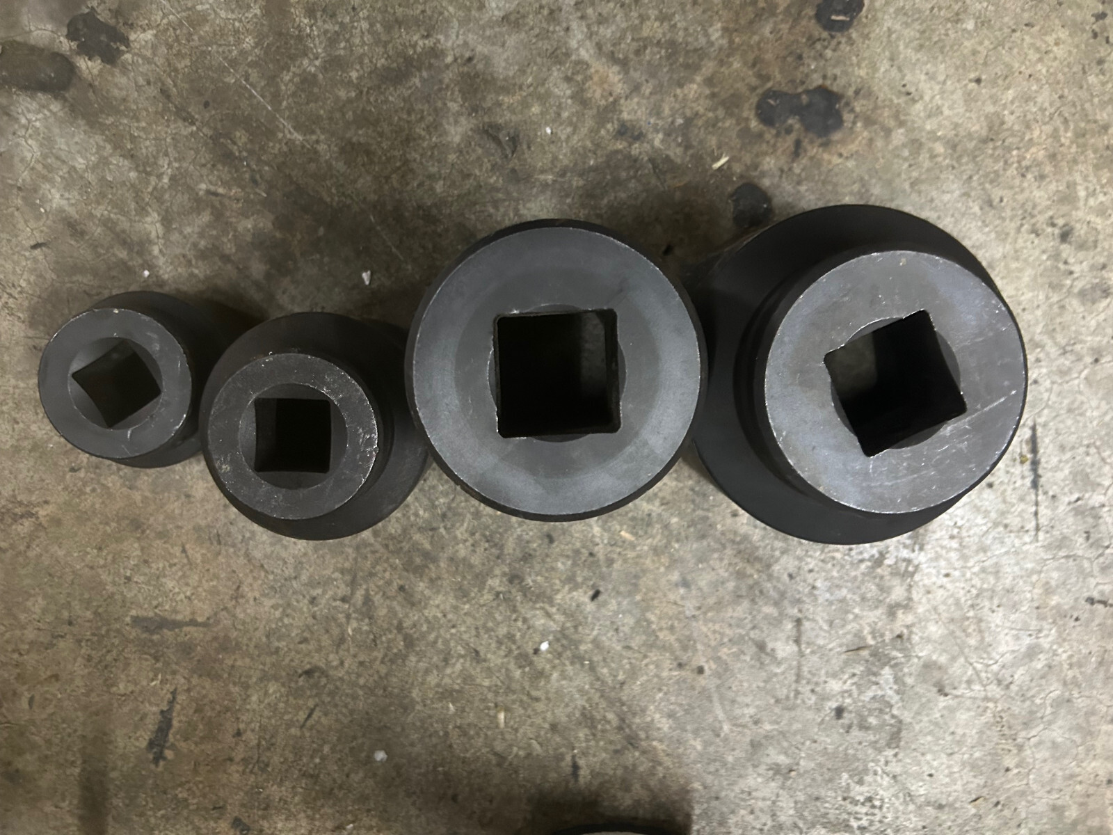 Proto 4 Huge Sockets tool lugs 3 5/8″, 2 1/2″, 2 3/8″, 2″ Hex 6 point 90mm