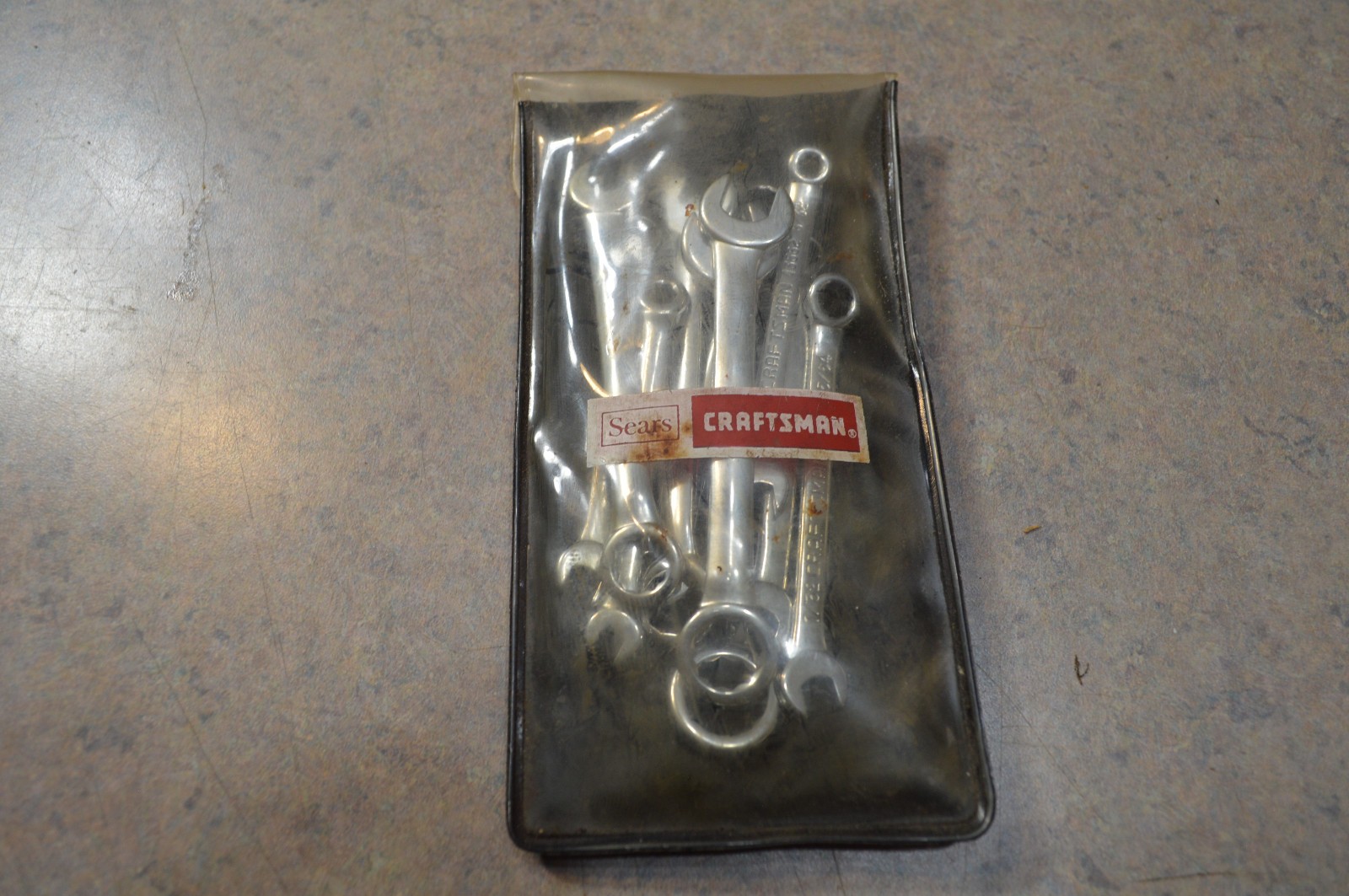 Vintage Sears Craftsman 10pc Combination Ignition Wrench Set #9 43441 w/Pouch