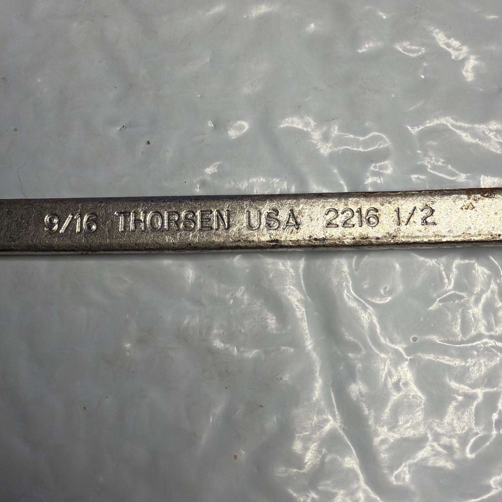 THORSEN TOOLS 1/2″ & 9/16″ BOX END WRENCH – USA – 2216 8 Inches Long 12-Point