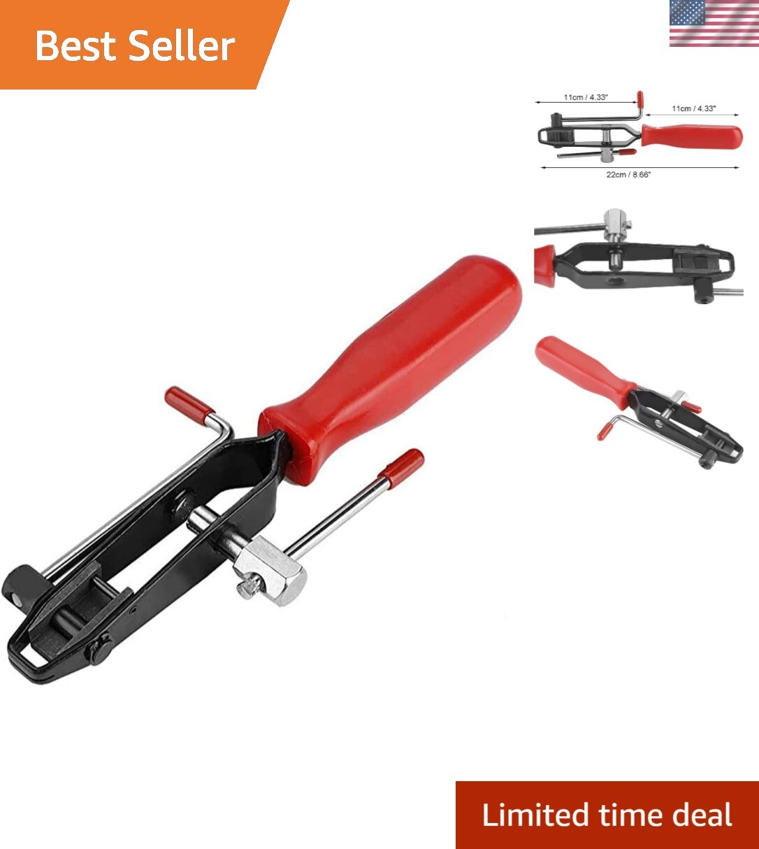 CV Joint Banding Tool Alloy Steel 10mm Heavy-Duty Pliers for Car Repair