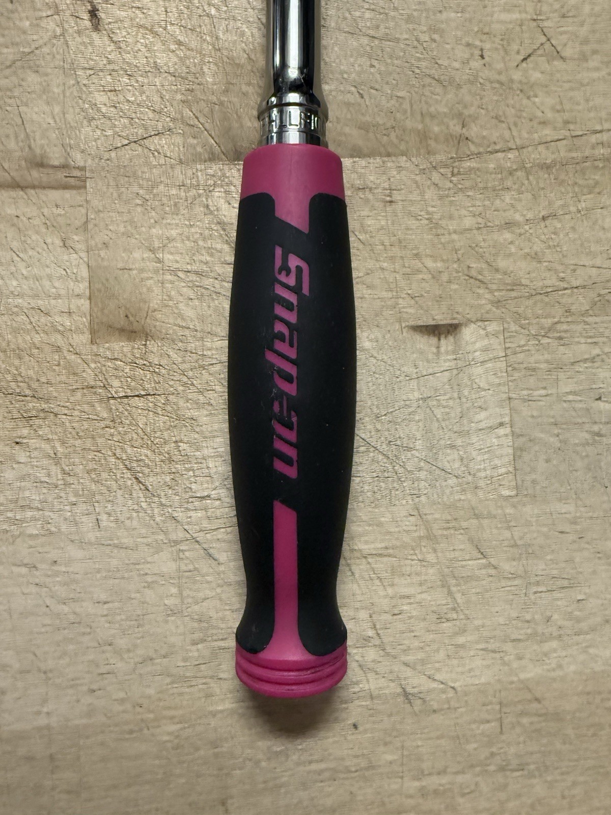 SNAP ON FHLLF100EP ELECTRIC PINK 3/8 DRIVE LONG 100 TOOTH RATCHET