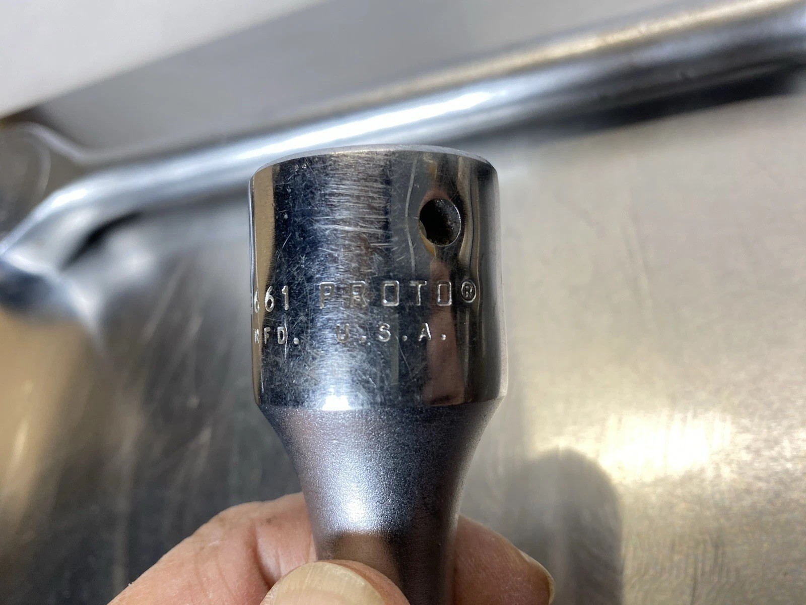 PROTO 5649 Ratchet Wrench 3/4″ Drive Pear Head 20″ With 7” Extension USA Heavy!