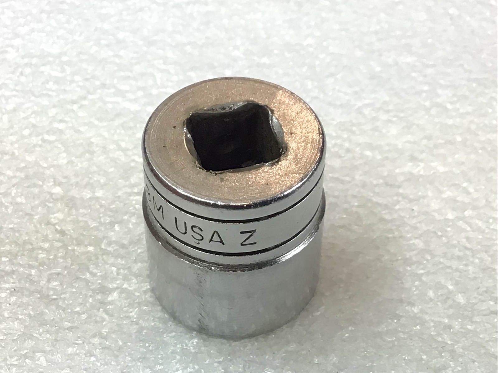 Snap On#F18M – 18mm, Metric, Shallow, Chrome, Socket, 3/8” Dr., 12-Pt. -USA-