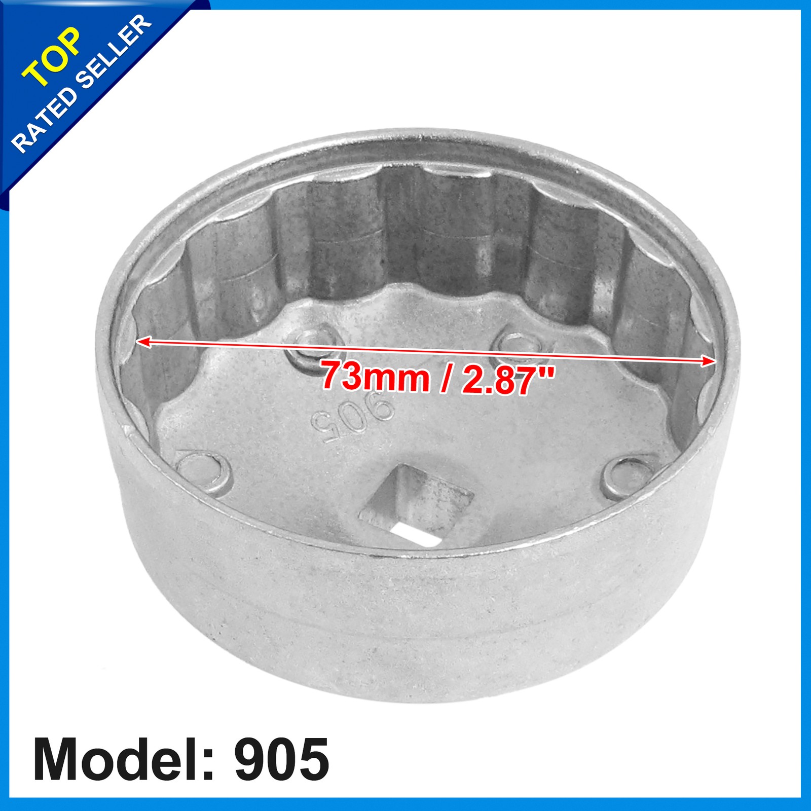 73mm Cap Oil Filter 15 Flutes Wrench Housing Socket Removal Tool for PF46/PF47