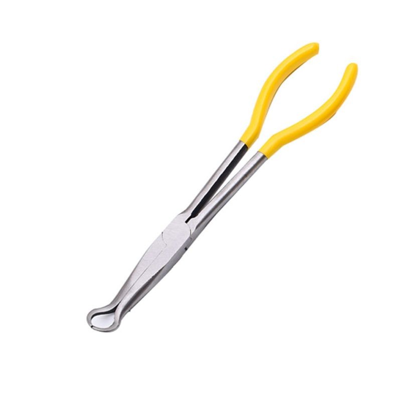 Pliers Plug Cable Puller Long Needle Nose Plier Wire Cutter Hose Clamp Hand Tool