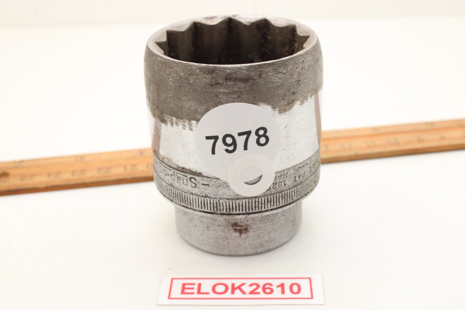 Snap-on LDH-522 3/4″ Drive 12 Point 1-5/8″ Socket SAE Shallow Socket Reissue USA