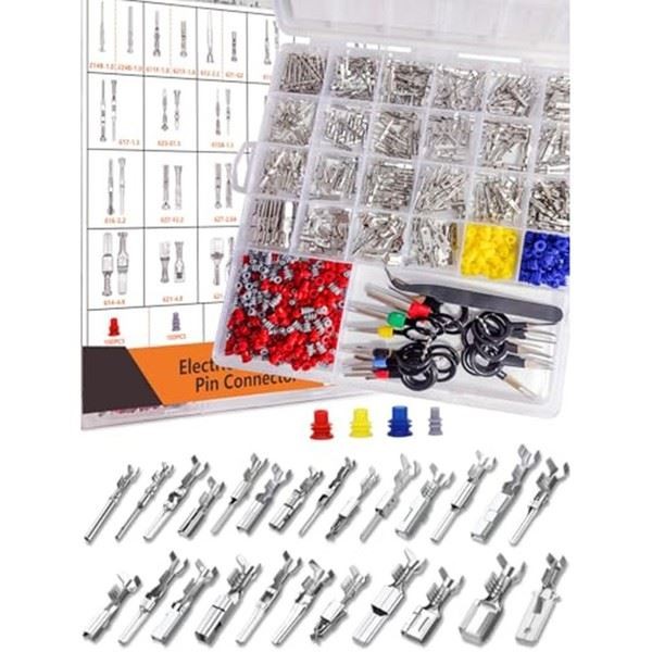 Pin Connector Wire Terminal Kit 660 Pieces with Multiple Sizes for Flexibility