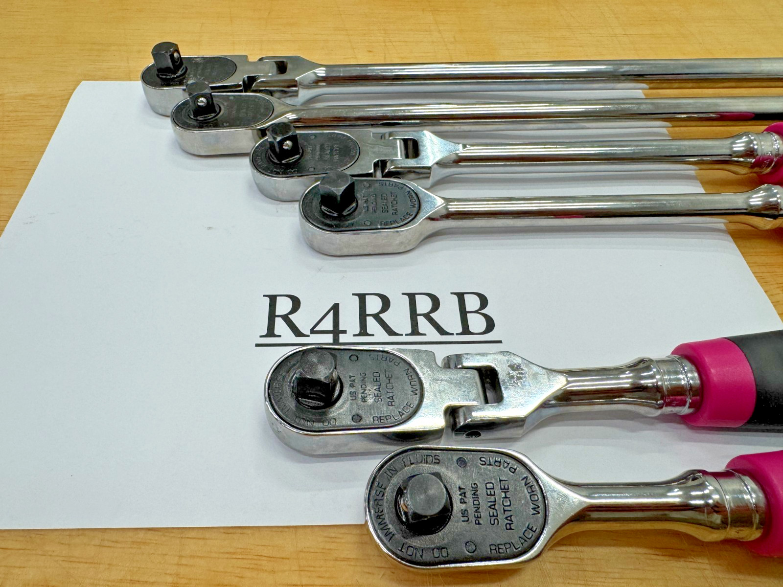 Snap-on Tools USA NEW PINK 6pc 3/8″ Drive 100 Tooth Cynergy Ratchet Master Set