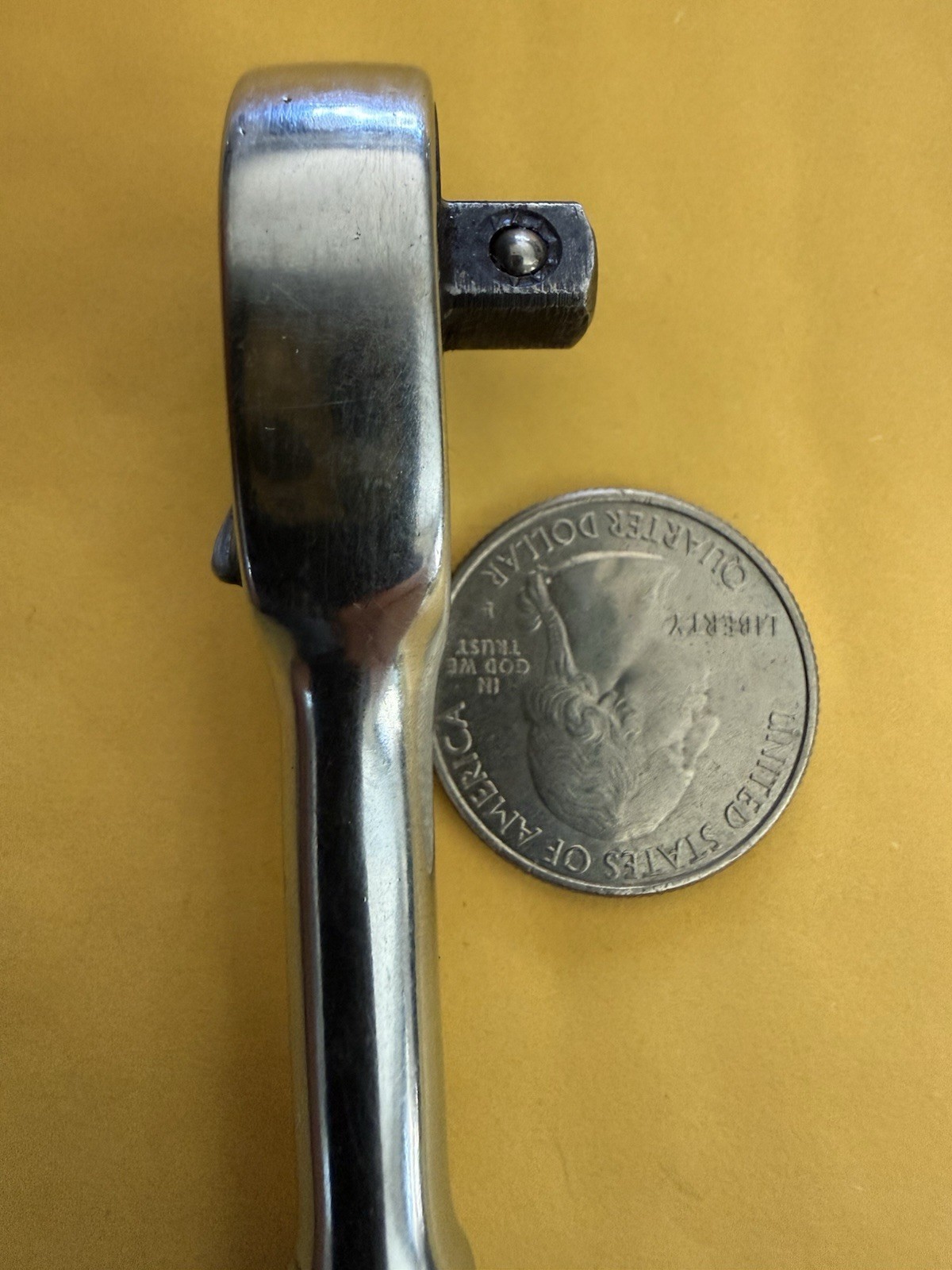 Snap On 1/4″ Ratchet TM 70 B and 5/16” Socket TMD 10. Nice Tool w/Chrome. USA