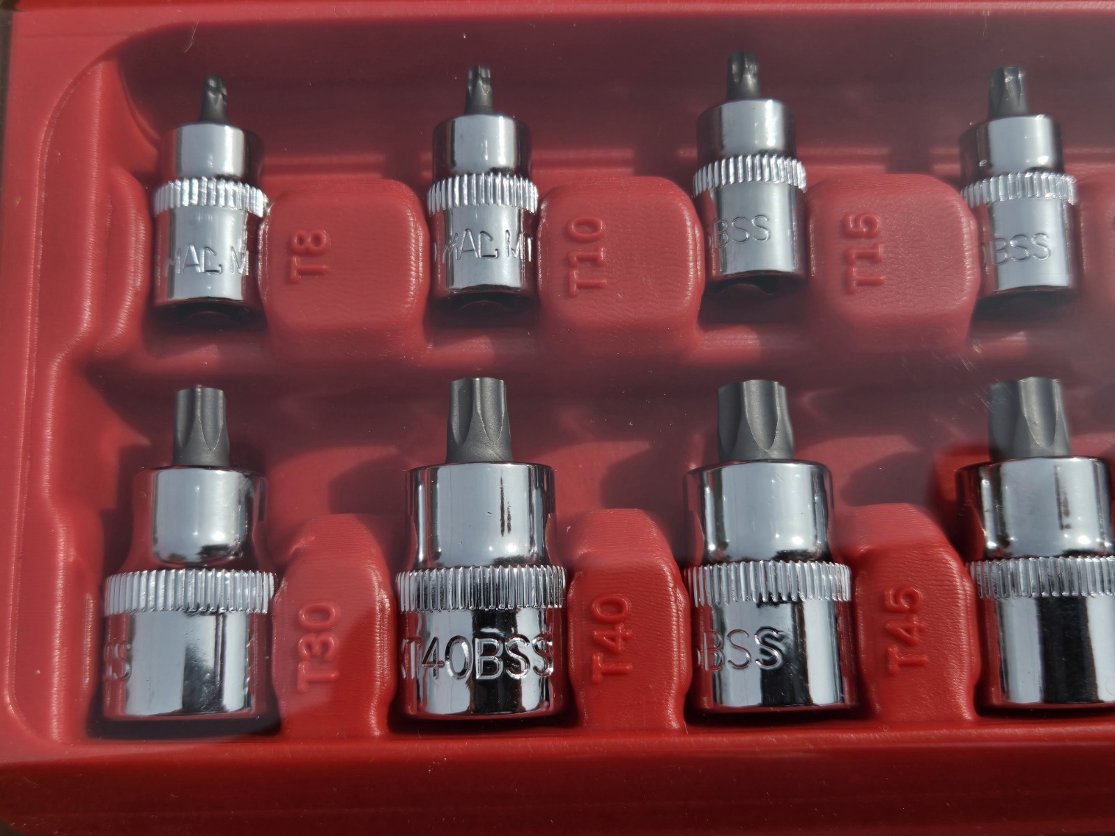 MAC Tools Stubby Torx Star Driver Socket Set 13 pc T8-T60 SST13PT NEW Open-Box