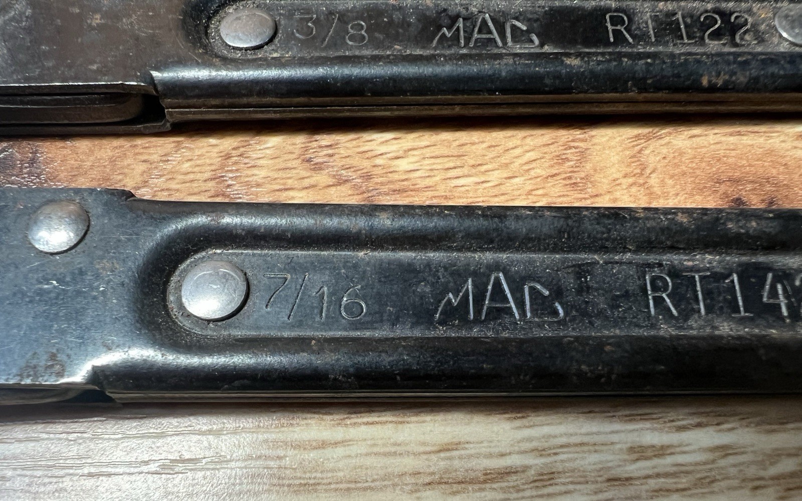 Mac Tools Flare Nut Wrench 7/16 3/8 9/16 RT182 RT122 RT142 Lot Of 3