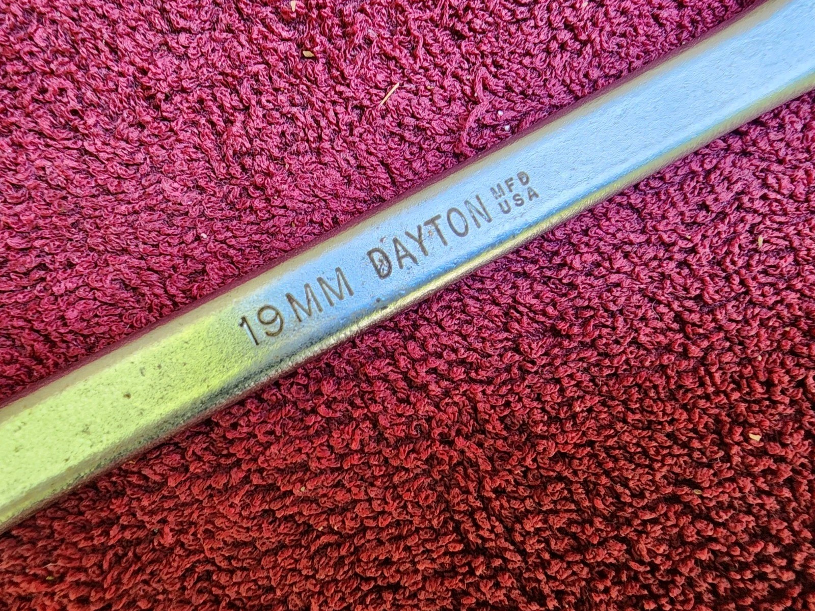 Vintage Dayton 19mm Combination Wrench 12 Point 8″ Long, USA
