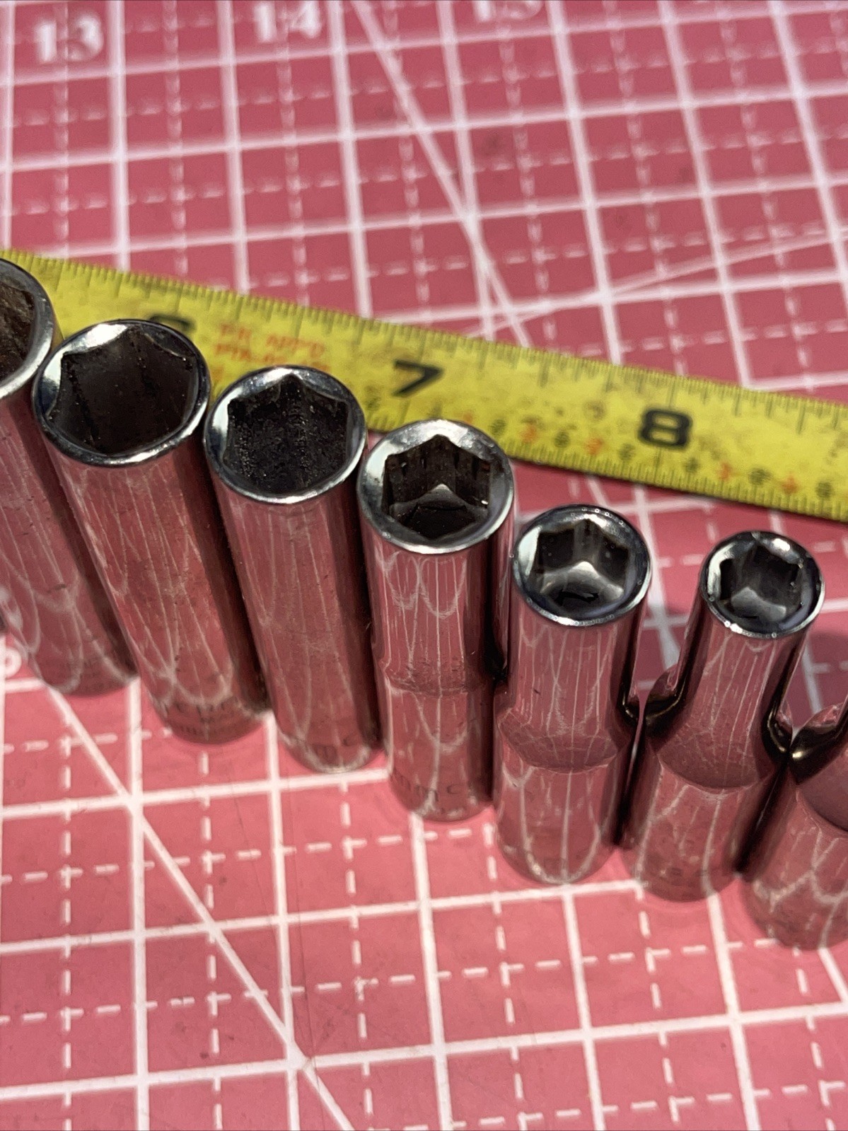 Craftsman USA INV G Series 11 Piece MM Metric 1/4 Drive 6 Point Deep Socket Set