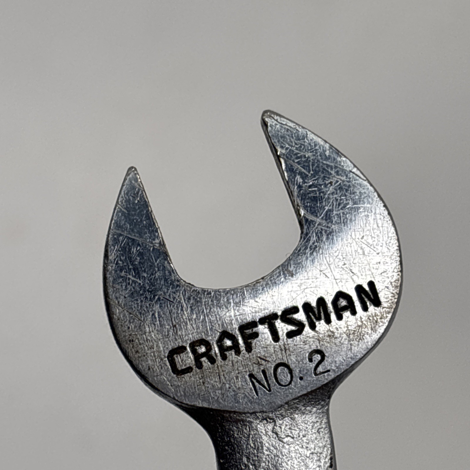 Lot of 2 Craftsman Tappet Open End Wrenches 1/2×9/16 & 3/8×7/16 USA No. 1 & 2