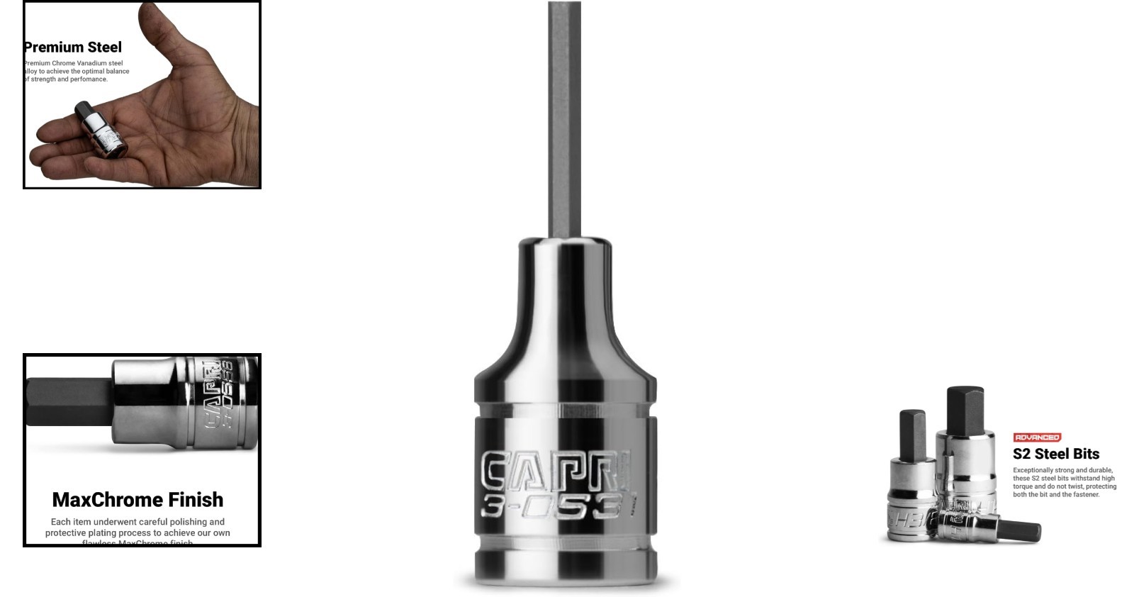 2 mm Hex Bit Socket – 1/4-Inch Drive, S2 Steel Durability