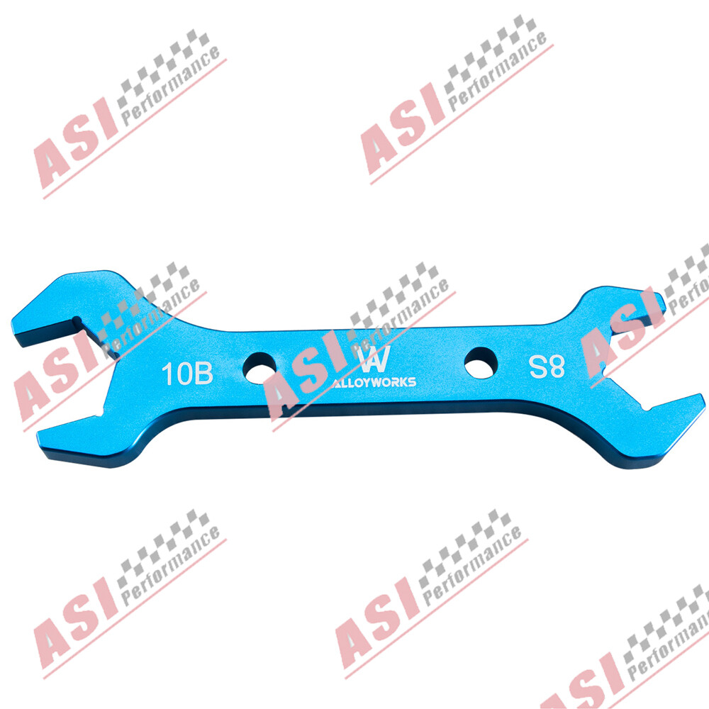 Aluminum 7-Color Double Ended AN Hose Line AN3 to AN20 Wrench Spanner Tool Kit,