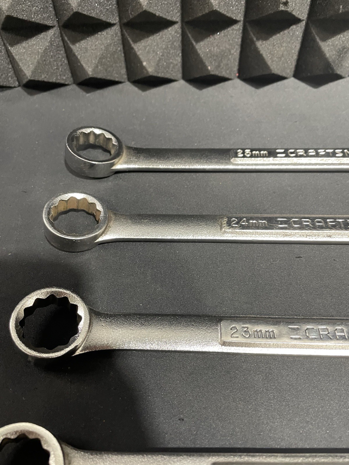 Craftsman USA 5pc Metric Combination Wrench Set 21-25mm 12 Point