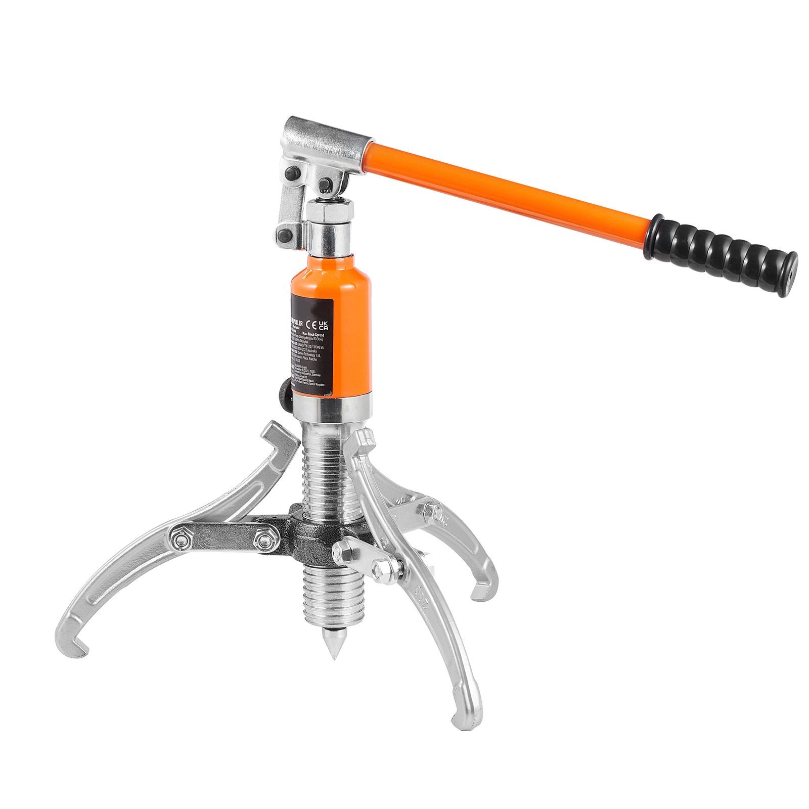 5T Hydraulic Gear Puller, 8in Max Spread, 2 & 3 Jaws for Machinery