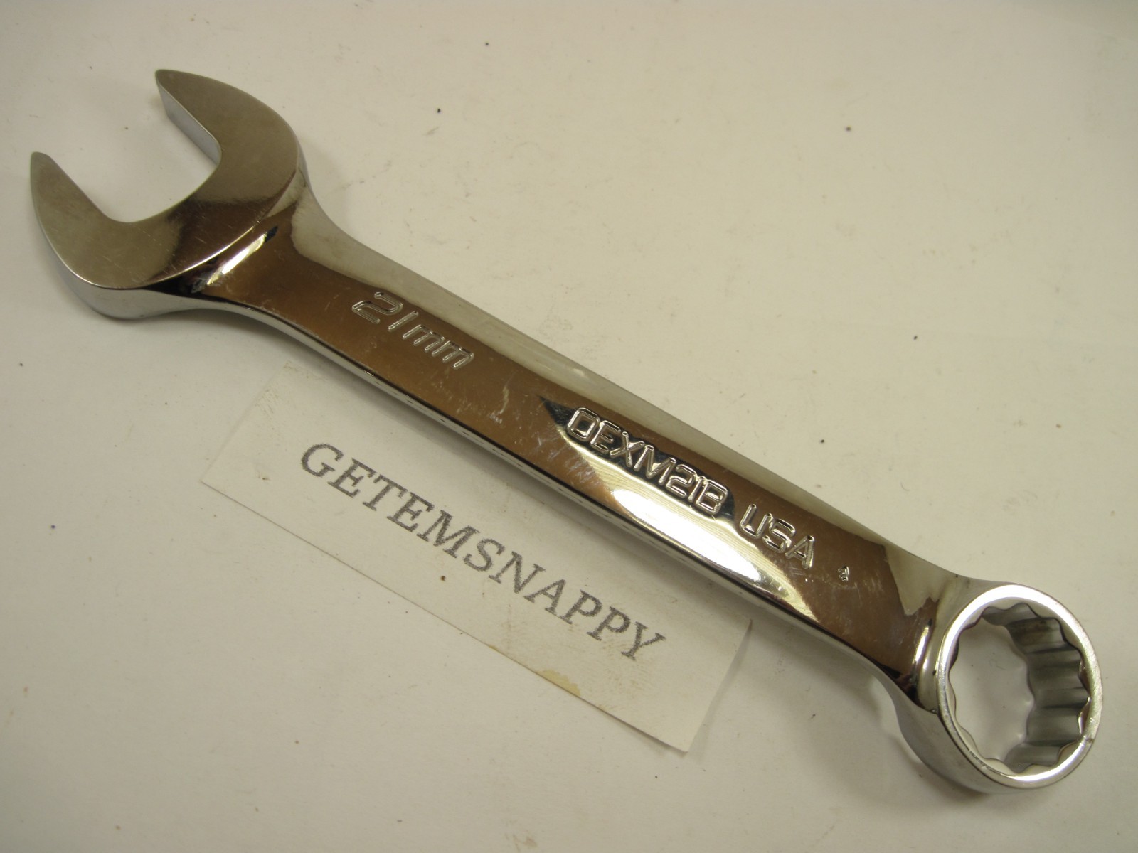 Snap On 21mm Short Metric 12pt Combination Wrench OEXM21B NEW
